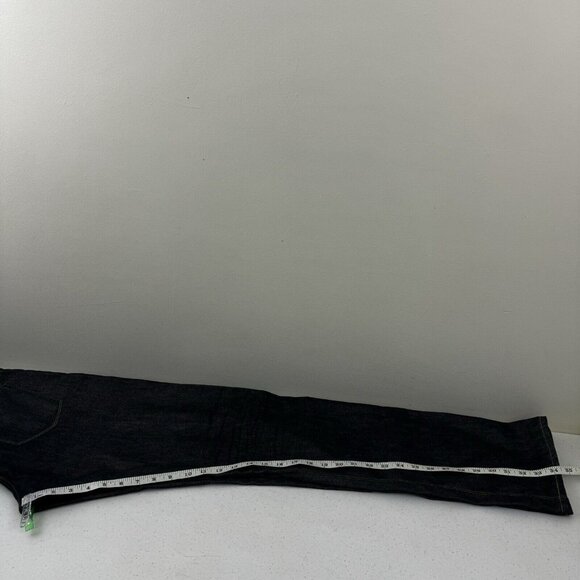 Shockoe Atelier Slim Candiani Stretch Button Fly Dark Jeans 33 Batch 934 3 Of 12 - Picture 16 of 16